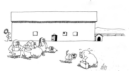 Schweinhausen: Erster Besuch bei der Familie der neuen Freundin